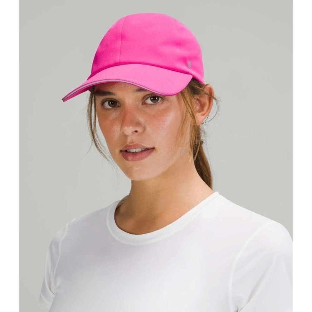 Lululemon Fast and Free Run Hat Pony Pink Raspberry Culture LW9FNQS O/S NWT